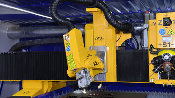 Laserrotator für Fasenschnitte bis 45°