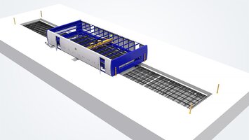 Bequemes Materialhandling: Be- und Entladen auf Bodenniveau