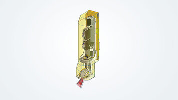 Laser scanner for measuring of the true beam shape