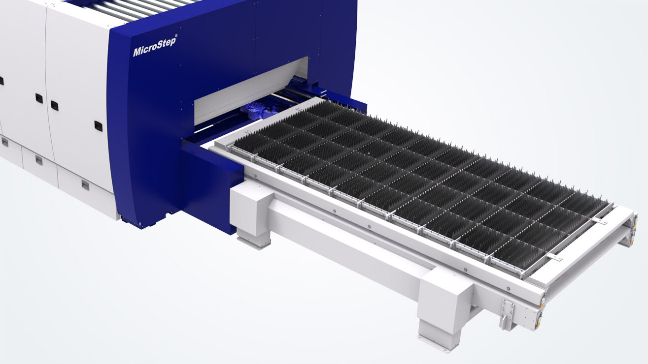 Automatic shuttle table with sectional extraction