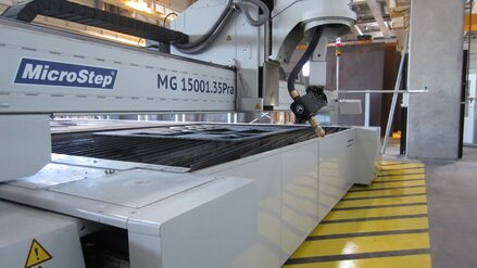 BOSCH counts on a plasma cutting system from MicroStep