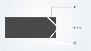 Einfache Programmierung von Fasenschnitten