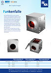 Flyer Funkenfalle für Filtercubes