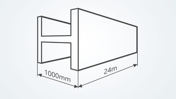 3D processing of beams and profiles up to HEB 1000 and 24 m length